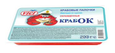 Крабовые палочки «Vici» КрабОК, 200 г Крабовые палочки «Vici» КрабОК, 200 г
