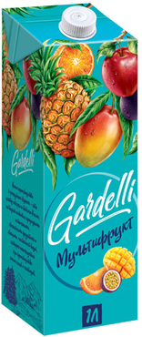 «Gardelli», нектар «Мультифрукт», 1л «Gardelli», нектар «Мультифрукт», 1л