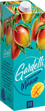 «Gardelli», нектар «Тропический манго» «Gardelli», нектар «Тропический манго»