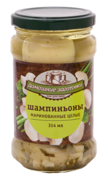 Шампиньоны маринованные «Домашние заготовки» 314 мл, 314 мл Шампиньоны маринованные «Домашние заготовки» 314 мл, 314 мл