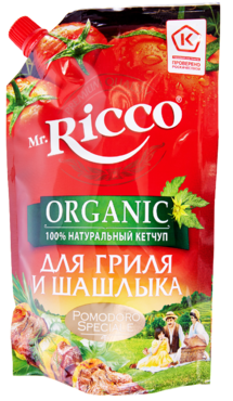 Кетчуп «Mr. Ricco» Для гриля и шашлыка Органик, 350 г Кетчуп «Mr. Ricco» Для гриля и шашлыка Органик, 350 г
