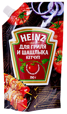 Кетчуп «Heinz» для гриля и шашлыка, 350 г