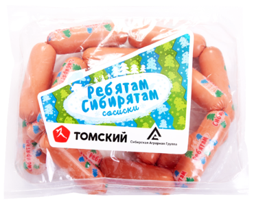 Сосиски «Томский» Ребятам сибирятам, 330 г Сосиски «Томский» Ребятам сибирятам, 330 г