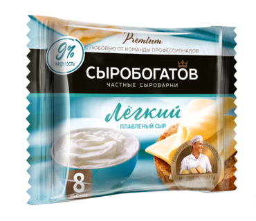 Сыр плавленый 25% «Сыробогатов» Легкий, 130 г Сыр плавленый 25% «Сыробогатов» Легкий, 130 г