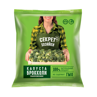 Капуста брокколи «Секрет хозяйки» замороженная, 400 г Капуста брокколи «Секрет хозяйки» замороженная, 400 г