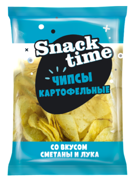 Чипсы «Snack Time» со вкусом сметаны и лука, 150 г Чипсы «Snack Time» со вкусом сметаны и лука, 150 г