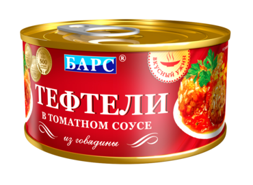 Тефтели «Барс» в томате, 325 г Тефтели «Барс» в томате, 325 г