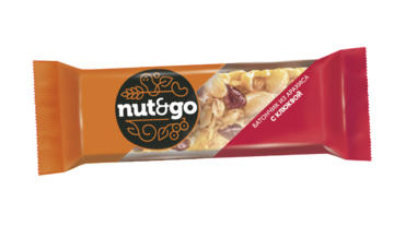 Батончик «Nut N Go» из арахиса и клюквы, 42 г Батончик «Nut N Go» из арахиса и клюквы, 42 г