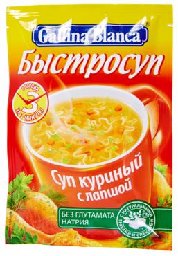 Суп куриный «Быстросуп» с лапшой, 18 г Суп куриный «Быстросуп» с лапшой, 18 г
