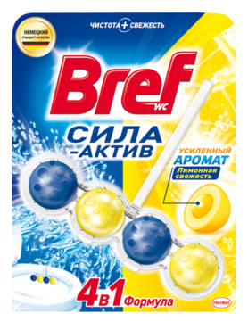 Чистящее средство для унитаза «Bref» Сила актив Лимонная свежесть Чистящее средство для унитаза «Bref» Сила актив Лимонная свежесть