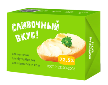Спред растительно-жировой 72.5% «Сливочный Вкус», 180 г Спред растительно-жировой 72.5% «Сливочный Вкус», 180 г