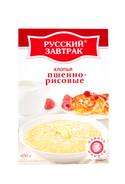 Хлопья «Русский завтрак» пшенно-рисовые, 400 г Хлопья «Русский завтрак» пшенно-рисовые, 400 г