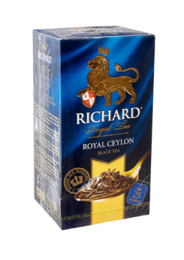 Чай черный «Richard» Royal Ceylon, 25 пакетиков, 50 г Чай черный «Richard» Royal Ceylon, 25 пакетиков, 50 г