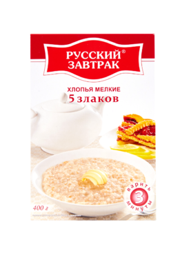 Хлопья «Националь» 5 злаков, мелкие, 400 г Хлопья «Националь» 5 злаков, мелкие, 400 г