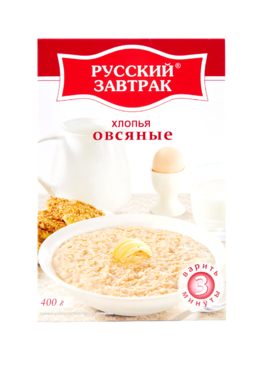 Хлопья овсяные «Русский завтрак», 400 г Хлопья овсяные «Русский завтрак», 400 г