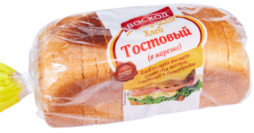 Хлеб тостовый «Восход» в нарезке, 350 г Хлеб тостовый «Восход» в нарезке, 350 г