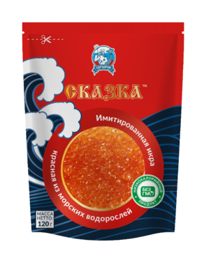 Икра красная имитированная «Сказка», 120 г Икра красная имитированная «Сказка», 120 г