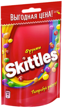Конфеты жевательные «Skittles» Фрукты, 100 г Конфеты жевательные «Skittles» Фрукты, 100 г