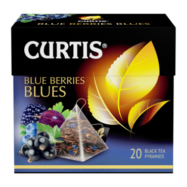 Чай черный «Curtis» Berries Blues в пирамидках, 36 г Чай черный «Curtis» Berries Blues в пирамидках, 36 г