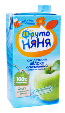 Сок детский «ФрутоНяня» Яблоко, 500 мл Сок детский «ФрутоНяня» Яблоко, 500 мл
