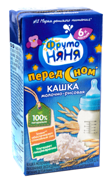 Кашка молочно-злаковая «ФрутоНяня» Рис, 200 мл Кашка молочно-злаковая «ФрутоНяня» Рис, 200 мл