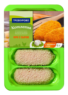 Котлеты «Троекурово» Фри с сыром, 500 г Котлеты «Троекурово» Фри с сыром, 500 г