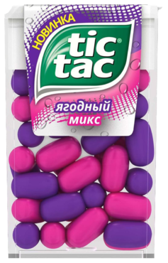 Драже «Tic Tac» Ягодный микс, 16 г Драже «Tic Tac» Ягодный микс, 16 г