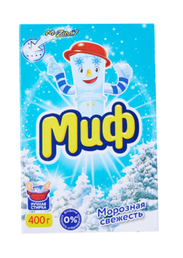 Стиральный порошок «Миф» Морозная свежесть, 400 г Стиральный порошок «Миф» Морозная свежесть, 400 г