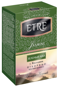 Чай «Etre» зеленый с жасмином, 100 г Чай «Etre» зеленый с жасмином, 100 г