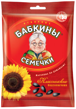 «Бабкины семечки», семечки отборные, жареные, 100 г «Бабкины семечки», семечки отборные, жареные, 100 г