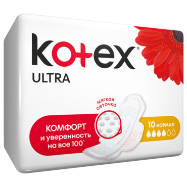 Прокладки «Kotex» нормал, 10шт Прокладки «Kotex» нормал, 10шт