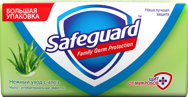 Мыло «Safeguard» нежный уход алоэ, 125 г Мыло «Safeguard» нежный уход алоэ, 125 г