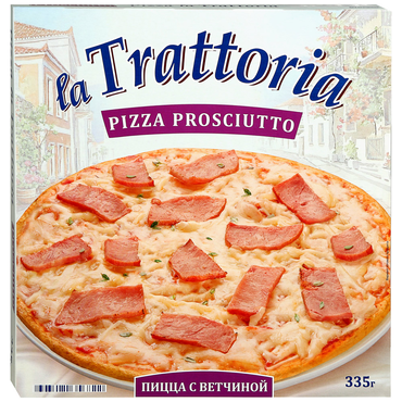 Пицца «La Trattoria» с ветчиной, 335 г Пицца «La Trattoria» с ветчиной, 335 г