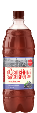 Квас «Семейный секрет» Смородина-мята, 1 л Квас «Семейный секрет» Смородина-мята, 1 л