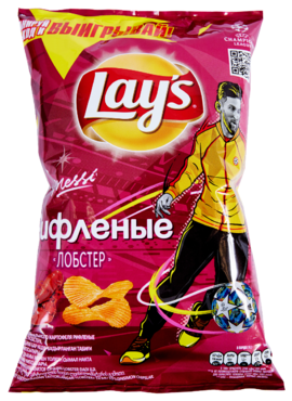 Чипсы «Lay's» рифленые Лобстер, 90 г Чипсы «Lay's» рифленые Лобстер, 90 г