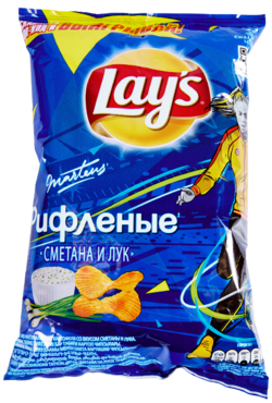 Чипсы «Lay's» рифленые Сметана и лук, 90 г Чипсы «Lay's» рифленые Сметана и лук, 90 г
