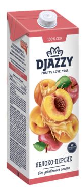 Сок «Djazzy» Яблоко-персик, 1 л Сок «Djazzy» Яблоко-персик, 1 л