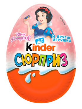 Яйцо шоколадное «Kinder Сюрприз» «Принцессы Disney» и др., 20 г Яйцо шоколадное «Kinder Сюрприз» «Принцессы Disney» и др., 20 г