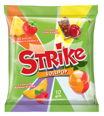 Карамель «Strike» с двойными вкусами, 113 г Карамель «Strike» с двойными вкусами, 113 г