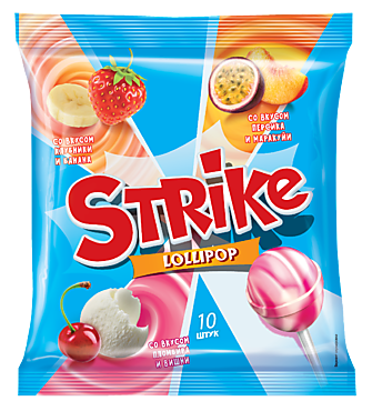 Карамель «Strike» с молочным вкусом, 113 г