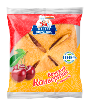 Слойка «Венский конвертик» «Коломенский» вишня, 70 г Слойка «Венский конвертик» «Коломенский» вишня, 70 г