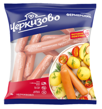 Сосиски «Черкизово» Фермерские, 650 г Сосиски «Черкизово» Фермерские, 650 г