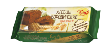 Хлебцы хрустящие «Вкус Мая» Бородинские с кориандром, 25 г Хлебцы хрустящие «Вкус Мая» Бородинские с кориандром, 25 г