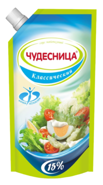 Майонезный соус «Чудесница» Классик, 420 г Майонезный соус «Чудесница» Классик, 420 г