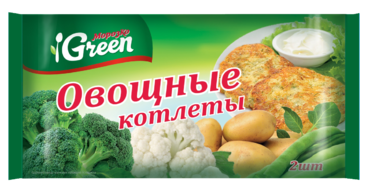 Котлеты «Морозко Green» овощные, 150 г Котлеты «Морозко Green» овощные, 150 г