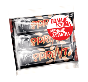 Батончик Спринт, 3 шт, 150 г Батончик Спринт, 3 шт, 150 г