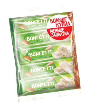 Батончик Bonfetti 5 штук, 125 г Батончик Bonfetti 5 штук, 125 г