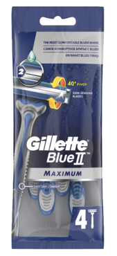 Бритвы «Gillette» BLUEII Max одноразовые, 4шт Бритвы «Gillette» BLUEII Max одноразовые, 4шт