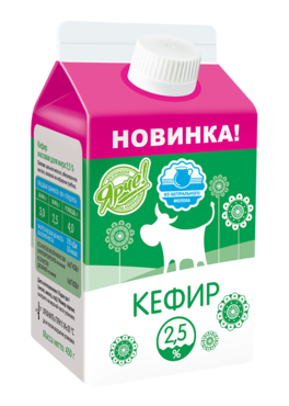 Кефир 2.5%, 450 г Кефир 2.5%, 450 г