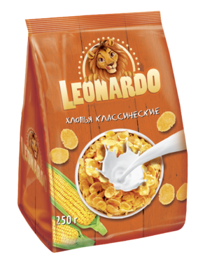 Хлопья кукурузные «Leonardo», 250 г Хлопья кукурузные «Leonardo», 250 г